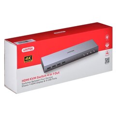 Unitek KVM Switch 4K HDMI 2.0 4IN hind ja info | Unitek Võrguseadmed | hansapost.ee