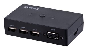 Unitek KVM Switch 2-IN 1-OUT hind ja info | Võrgulülitid | hansapost.ee