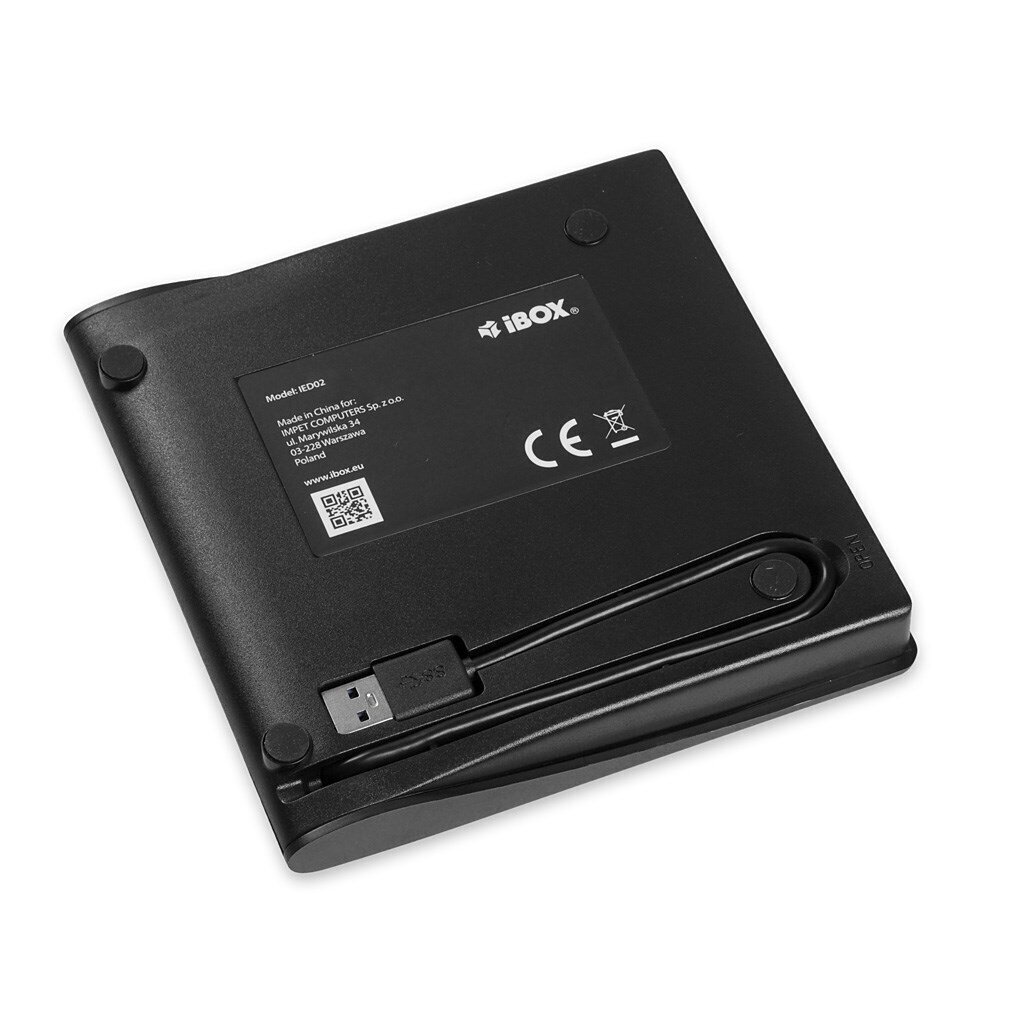 Väline DVD-seade Ibox IED02 USB 3.0 hind ja info | Optilised seadmed | hansapost.ee