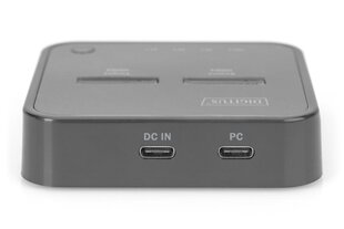 Pistiku replikaator Digitus DA-71545, USB 3.2 Gen 2 (3.1 Gen 2) Type-C hind ja info | USB adapterid ja jagajad | hansapost.ee