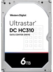 Western Digital Ultrastar DC HC310 HUS726T6TAL4204 3.5" 6000 GB SAS цена и информация | Внутренние жёсткие диски (HDD, SSD, Hybrid) | hansapost.ee