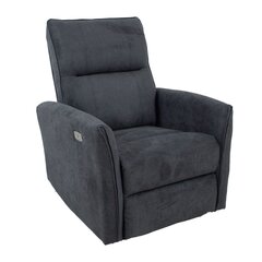 Кресло с откидной спинкой Linux электрическое, темно-серый цена и информация | Кресла | hansapost.ee