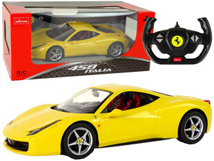 Puldiga auto Ferrari Italia Rastar, kollane hind ja info | Mänguasjad poistele | hansapost.ee