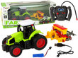 Rc traktor heinapressiga Lean Toys, roheline цена и информация | Mänguasjad poistele | hansapost.ee