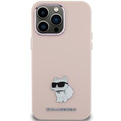 Karl Lagerfeld KLHMP15MHMRSKCP iPhone 15 Plus 6.7" różowy|pink hardcase Ring Stand Karl&Choupettte MagSafe цена и информация | Чехлы для телефонов | hansapost.ee