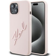 Karl Lagerfeld KLHCP15SPQKPMP iPhone 15 6.1" różowy|pink hardcase Quilted K Pattern цена и информация | Чехлы для телефонов | hansapost.ee