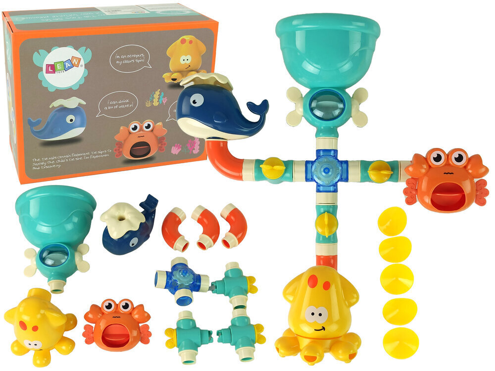 Vannimänguasjade komplekt Mereloomad Lean Toys цена и информация | Beebide mänguasjad | hansapost.ee