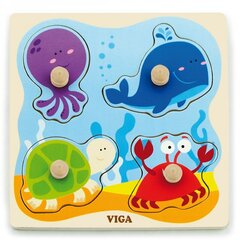Деревянный пазл Море VIGA  цена и информация | Игрушки для малышей | hansapost.ee