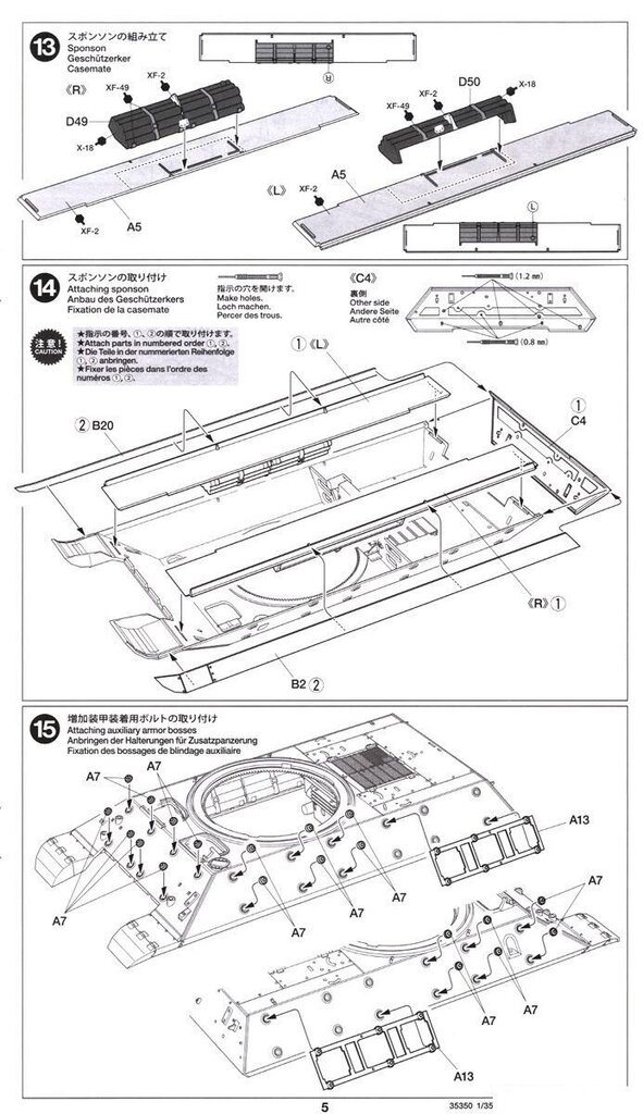 Tamiya - U.S. Tank Destroyer M10 Mid Production, Scale:1/35, 35350 hind ja info | Klotsid ja konstruktorid | hansapost.ee