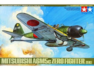 Сборная модель Tamiya - Mitsubishi A6M5c Zero Fighter (Zeke), 1/48, 61027 цена и информация | Конструкторы и кубики | hansapost.ee