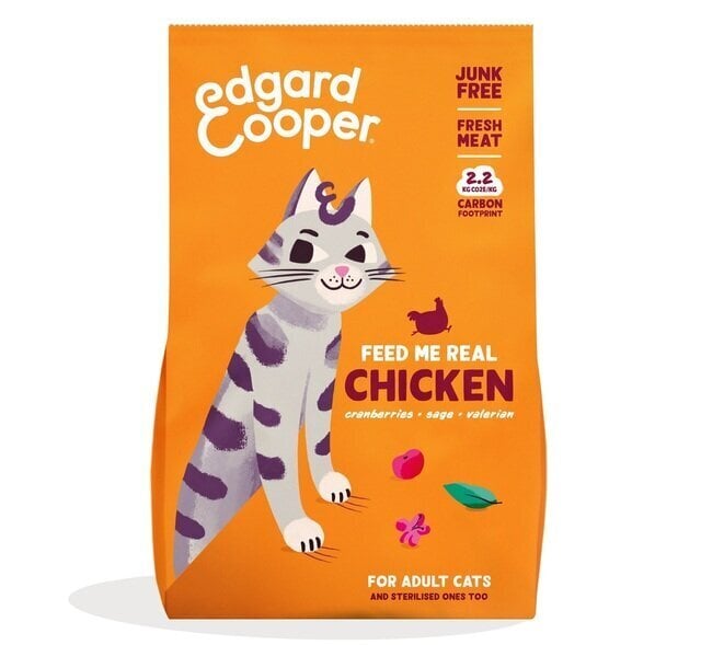 Edgard & Cooper teraviljavaba toit kanaga, 2 kg цена и информация | Koerte kuivtoit ja krõbinad | hansapost.ee
