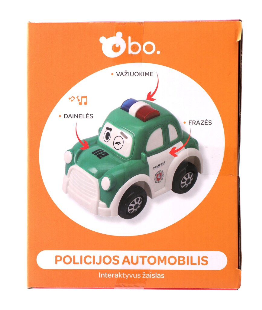 Interaktiivne mänguasi Bo. Politseiauto цена и информация | Mänguasjad poistele | hansapost.ee