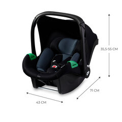 Kinderkraft turvatool Mink Pro i-Size, 0-13 kg, Black price and information | Safety seats and cradles | hansapost.ee