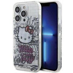 Hello Kitty HKHCP15XHDGPHT iPhone 15 Pro Max 6.7" biały|white hardcase IML Kitty On Bricks Graffiti цена и информация | Hello Kitty Велосипеды, самокаты, ролики, скейтборды | hansapost.ee