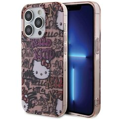 Hello Kitty HKHCP15XHDGPTP iPhone 15 Pro Max 6.7" różowy|pink hardcase IML Tags Graffiti цена и информация | Hello Kitty Велосипеды, самокаты, ролики, скейтборды | hansapost.ee