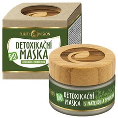 Näomask matcha ja spirulinaga Bio Detox, 40 ml hind ja info | Purity Vision Parfüümid, lõhnad ja kosmeetika | hansapost.ee