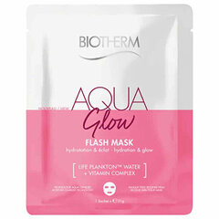 Увлажняющая и осветляющая маска для лица Biotherm Aqua Glow, 35 мл цена и информация | Маски для лица, патчи для глаз | hansapost.ee