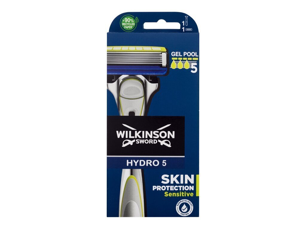 Raseerija Wilkinson Sword Hydro 5 Skin Protection Sensitive, 1 tk hind ja info | Raseerimisvahendid | hansapost.ee