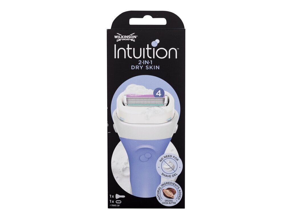 Raseerija Wilkinson Sword Intuition Dry Skin naistele, 1 tk цена и информация | Raseerimisvahendid | hansapost.ee