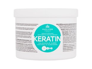 Juuksemask keratiiniga Kallos Cosmetics Keratin, 500 ml цена и информация | Бальзамы, кондиционеры | hansapost.ee