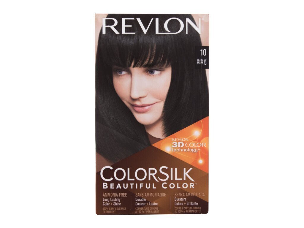 Juuksevärv Revlon Colorsilk Beautiful Color #10 Black hind ja info | Juuksevärvid | hansapost.ee