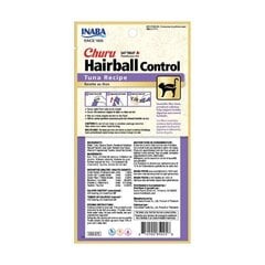 Inaba Churu Hairball tuunikalaga, 4x14 g цена и информация | Лакомства для кошек | hansapost.ee