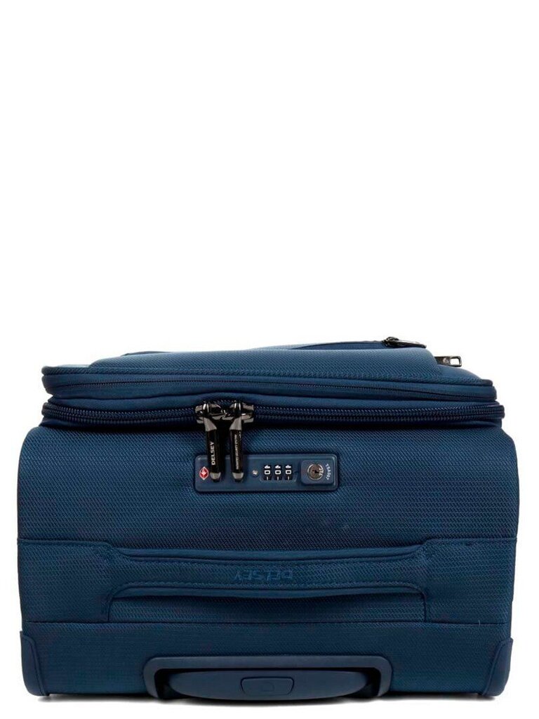 Väike kohver topeltratastega Delsey, 55cm, sinine hind ja info | Kohvrid, reisikotid | hansapost.ee