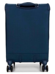 Väike kohver topeltratastega Delsey, 55cm, sinine цена и информация | Чемоданы, дорожные сумки | hansapost.ee