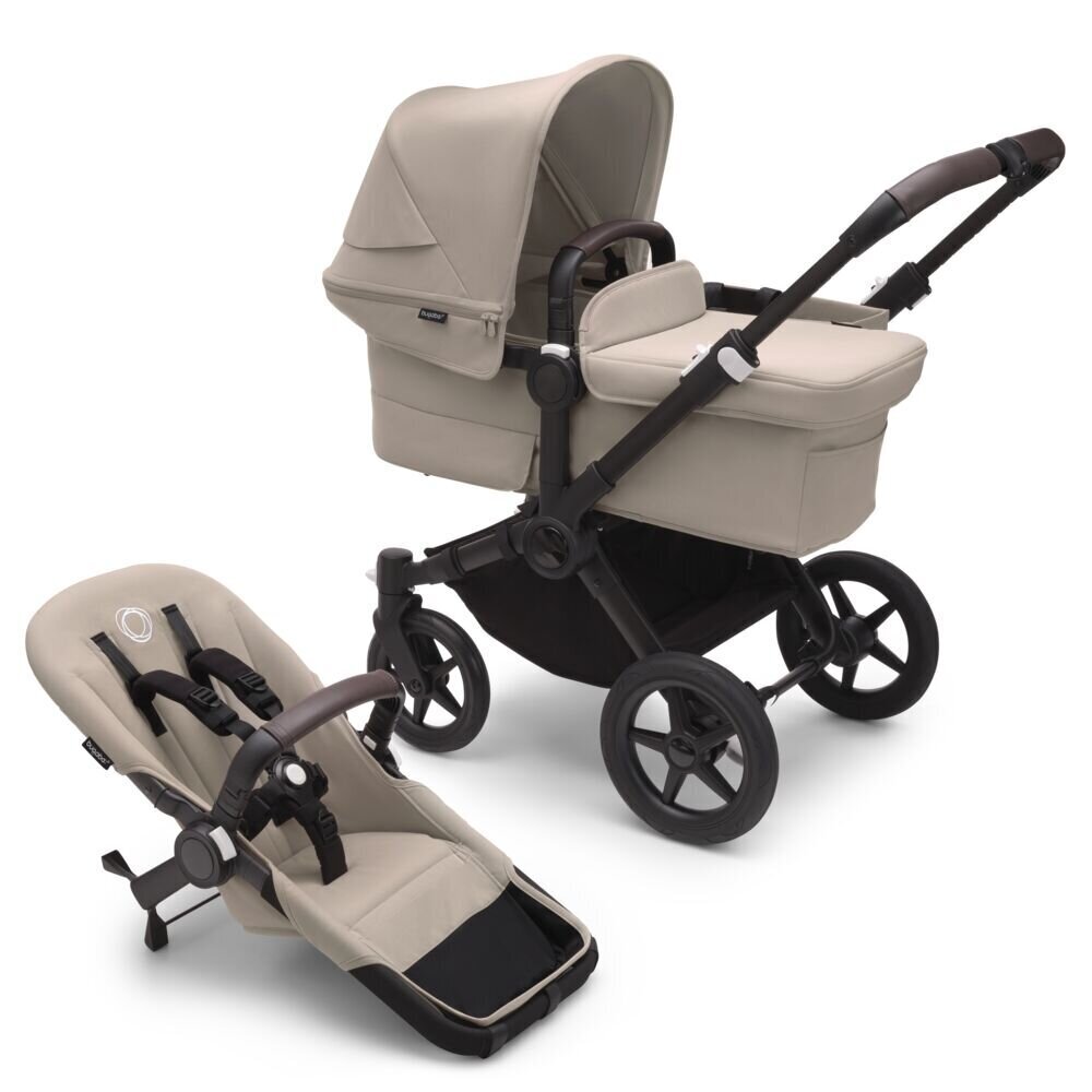 Bugaboo Donkey 5 Mono universaalne lapsevanker, Black/Desert Taupe price and information | Vankrid, jalutuskärud | hansapost.ee