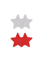 Наклейки на соски Glitter Stars, 2 пары цена и информация | БДСМ и фетиш | hansapost.ee