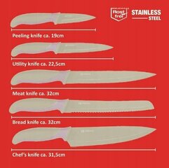 Alpina набор ножей, 5 частей цена и информация | Ножи и аксессуары для них | hansapost.ee