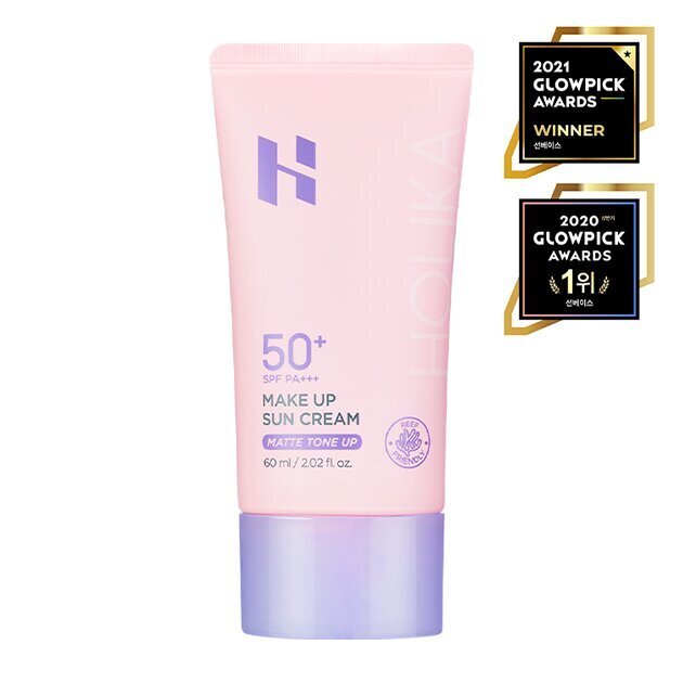 Tooniv päikesekreem meigi alla Holika Holika Tone Up Make Up Sun Cream Matte SPF 50+, 60 ml цена и информация | Päikesekaitse ja päevitusjärgsed kreemid | hansapost.ee