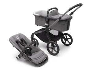 Bugaboo Fox 5 base universaalne lapsevanker, Graphite/Grey Melange hind ja info | Vankrid, jalutuskärud | hansapost.ee