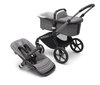 Bugaboo Fox 5 base universaalne lapsevanker, Graphite/Grey Melange цена и информация | Vankrid, jalutuskärud | hansapost.ee