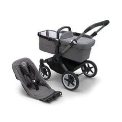 Bugaboo Donkey 5 Base universaalne lapsevanker, Graphite/Grey Melange price and information | Carriages, strollers | hansapost.ee