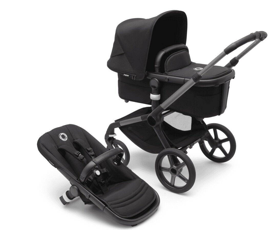 Bugaboo Fox 5 complete Universaalne lapsevanker, Graphite/Midnight Black hind ja info | Vankrid, jalutuskärud | hansapost.ee