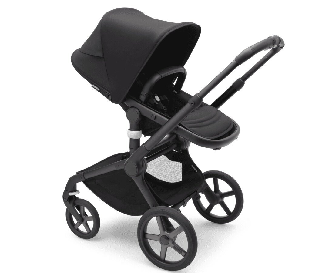 Bugaboo Fox 5 complete Universaalne lapsevanker, Black/Midnight Black price and information | Vankrid, jalutuskärud | hansapost.ee