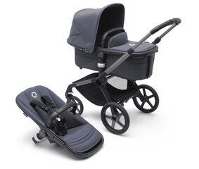 Bugaboo Fox 5 complete универсальная коляска, Graphite/Stormy Blue цена и информация | Коляски | hansapost.ee