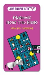 Reisimäng Purple Cow Magnetic Road Trip Bingo, LT,LV, 573 hind ja info | Lauamängud ja mõistatused perele | hansapost.ee