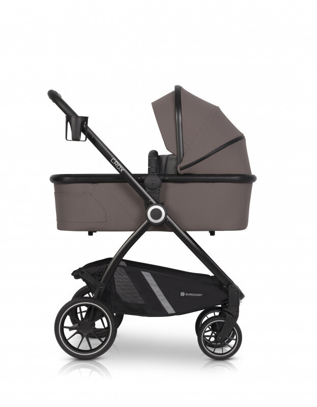 Vankrikorv Euro-cart Crox, Taupe hind ja info | Lapsevankrite tarvikud | hansapost.ee