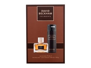 Komplekt David Beckham Intimately meestele: tualettvesi EDT 75 ml + deodorant 150 ml hind ja info | Parfüümid meestele | hansapost.ee