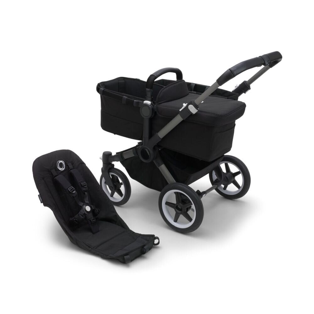 Bugaboo Donkey 5 Base universaalne lapsevanker, Graphite/Midnight Black hind ja info | Vankrid, jalutuskärud | hansapost.ee