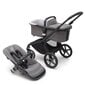 Bugaboo Fox 5 base Universaalne lapsevanker, Black/Grey Melange цена и информация | Vankrid, jalutuskärud | hansapost.ee