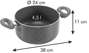 Tescoma Manico Rosso кастрюля, ø 24 см, 4.5 л цена и информация | Кастрюли | hansapost.ee