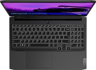 Kahjustatud pakendiga toode. Lenovo Gaming 3 15IHU6 i5-11300H 15.6&#34; FHD IPS 250nits Anti-glare 8GB SO-DIMM DDR4-3200 512GB SSD M.2 2280 PCIe 3.0x4 NVMe GeForce GTX 1650 4GB GDDR6 82K100HEPB NoOs Shadow Black hind ja info | Arvutid ja IT-tehnika defektiga pakendis | hansapost.ee