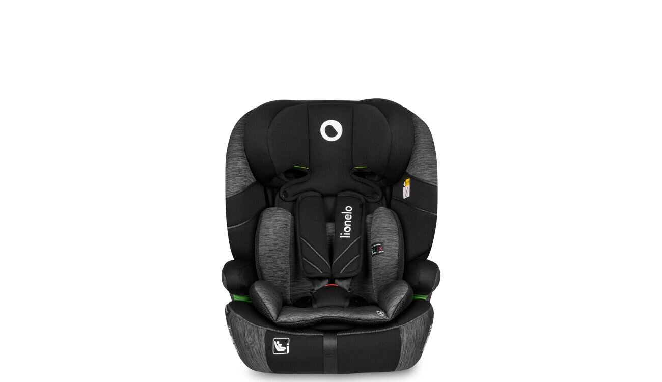 Turvatool Lionelo Lionelo Levi One, 9-36 kg, Black grey цена и информация | Turvatoolid ja turvahällid | hansapost.ee