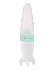 Pudel lusikaga KikkaBoo Rocket, Mint, 90 ml hind ja info | Lutipudelid ja tarvikud | hansapost.ee