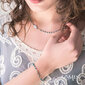 Amen Elegantne hõbedast käevõru Rosary BROBR3 kristallidega цена и информация | Käeketid ja käevõrud | hansapost.ee