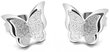 Troli Terasest Metallist liblikkõrvarõngad Butterfly KES-048-SIL цена и информация | Kõrvarõngad | hansapost.ee