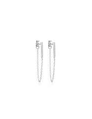 Модные серебряные серьги с прозрачными цирконами Beneto AGUP2374L sBE1359 цена и информация | Серьги | hansapost.ee